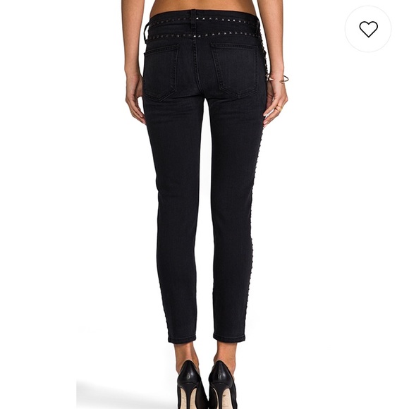 ⚡️NWT Current/Elliot Crop Skinny w Studs sz 25 - Picture 3 of 5